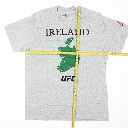 Reebok Men’s Grey XL UFC Ireland Graphic T-Shirt