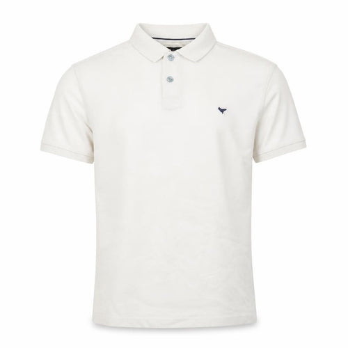 Weekend Offender Men’s Ivory Polo Shirt S Cotton Short Sleeve