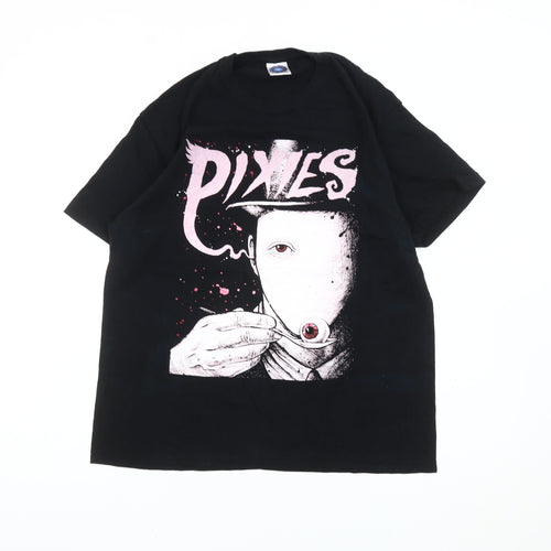 Starworld Men’s Black Pixies Band Graphic Print T-Shirt Size M