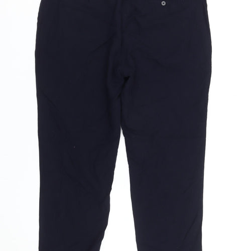 Craghoppers Womens Blue Size 12 Chino Trousers Cotton Rayon
