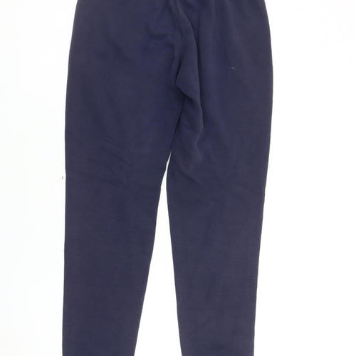 Converse Men’s Blue Jogger Trousers Size S Cotton Blend Tapered