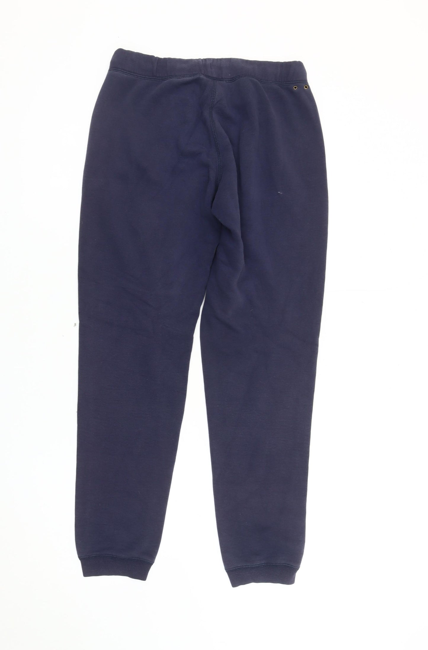 Converse Men’s Blue Jogger Trousers Size S Cotton Blend Tapered