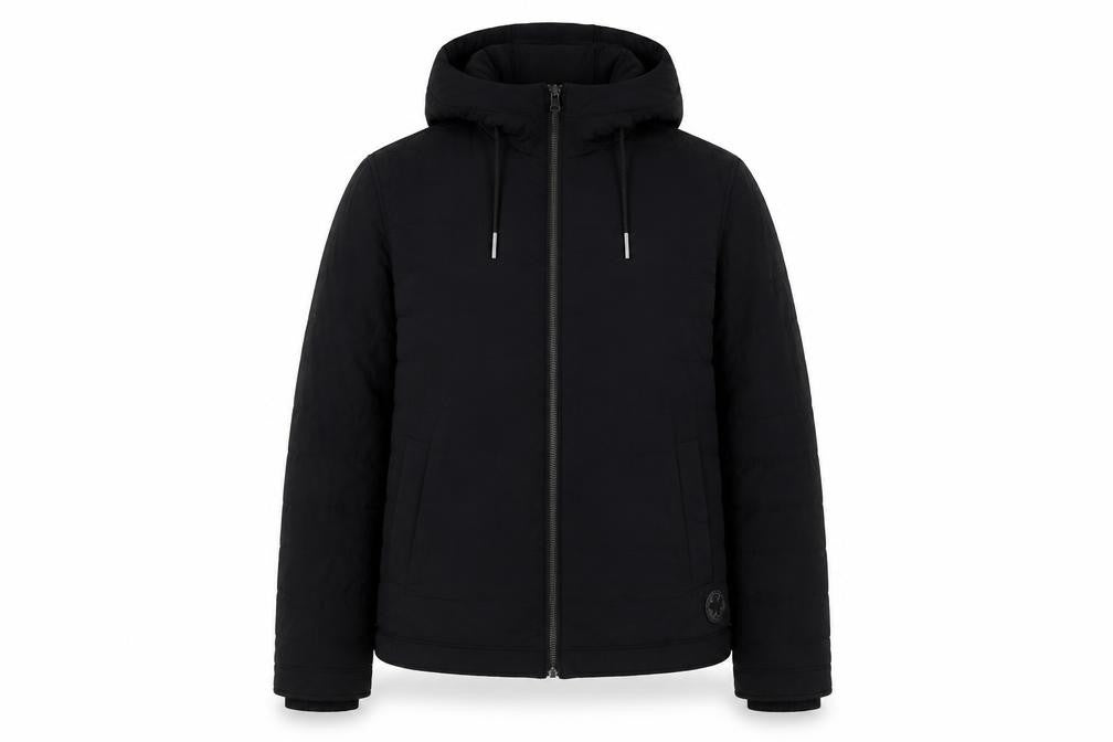 Ted Baker Womens Black Size 8 Puffer Jacket Hooded Winter Coat