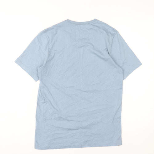 Hugo Men’s Blue Cotton Crew Neck T-Shirt Size S Short Sleeve
