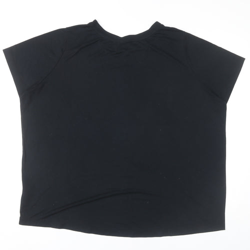 Nike Men's Black 2XL Sports Logo Graphic Short Sleeve T-Shirt