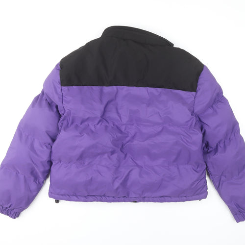 Primark Women’s Purple Puffer Jacket L Insulated Casual Winter Coat