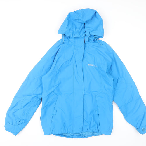 Mountain Warehouse Womens Blue Size 8 Waterproof 3-in-1 Hooded Jacket