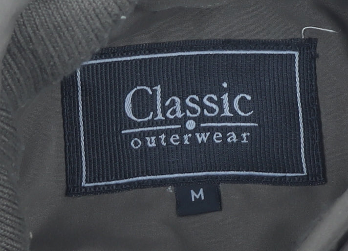 Classic Outerwear Mens Brown Medium Coat Overcoat Lined Workwear