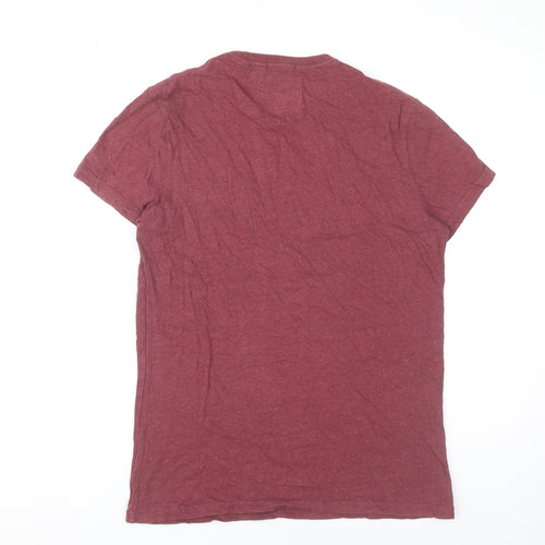Jack Wills Men’s Red Slim Fit Crew Neck Cotton T-Shirt Size M