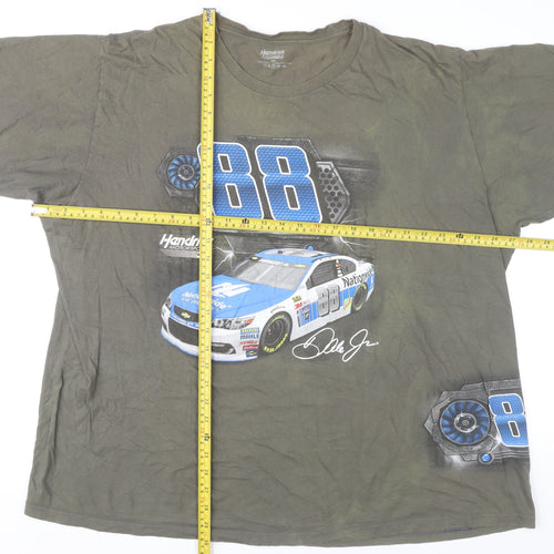 Hendrick Motorsports Men's Green 3XL NASCAR Dale Earnhardt Jr Graphic T-Shirt