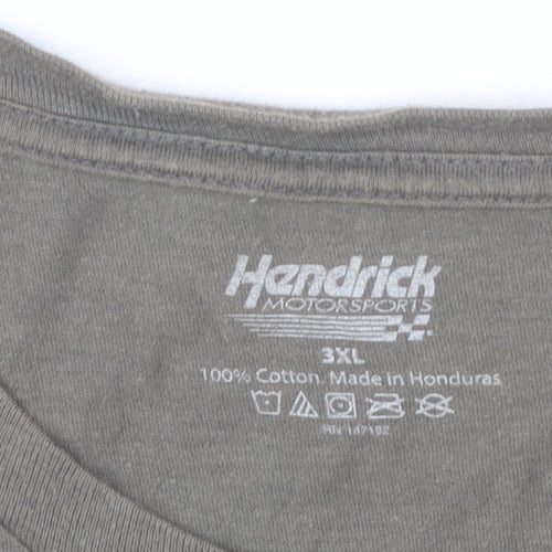 Hendrick Motorsports Men's Green 3XL NASCAR Dale Earnhardt Jr Graphic T-Shirt