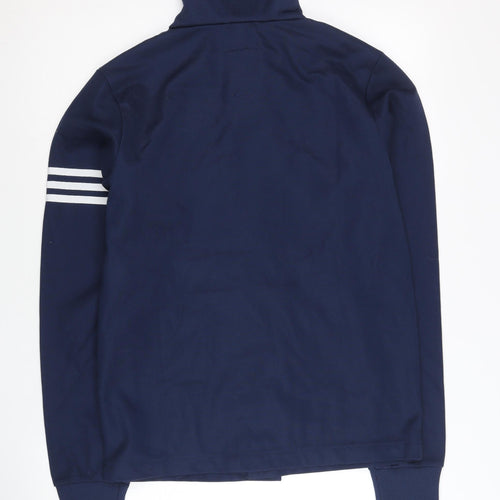 Adidas Mens Blue XS Varsity Jacket Cotton Polyester Sportswear