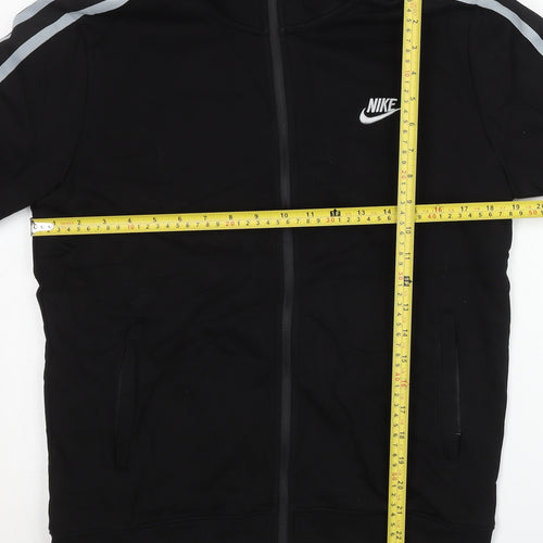 Nike Mens Black XS Full Zip Hoodie Sweatshirt Logo Sportswear