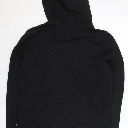 Puma Unisex Black Pullover Hoodie Size S Cotton Blend Sportswear