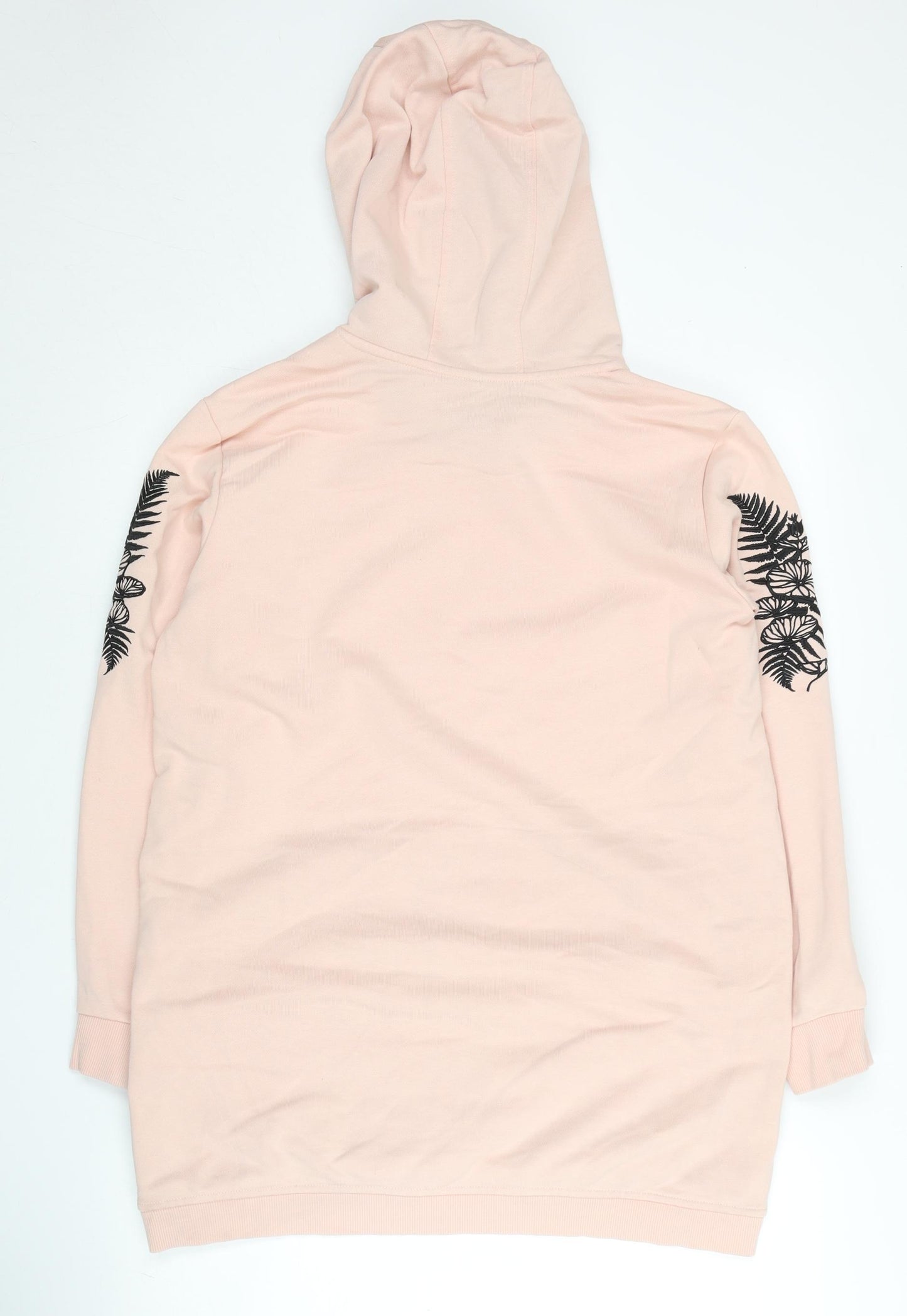 Adidas Women’s Pink Hoodie Size 12 Pullover Logo Embroidered