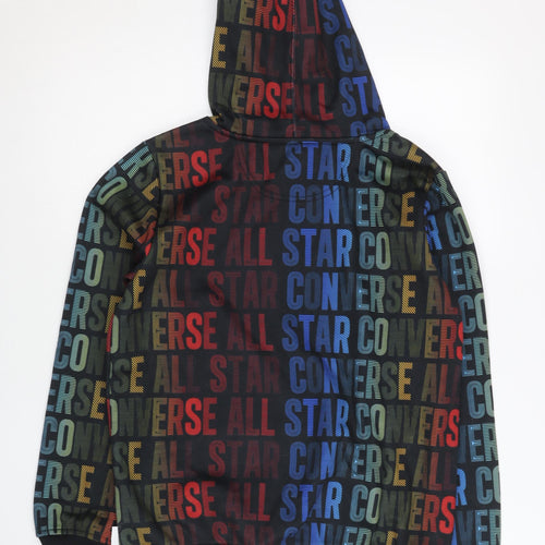 Converse Teens Multicoloured Pullover Hoodie Size 4 Graphic Print