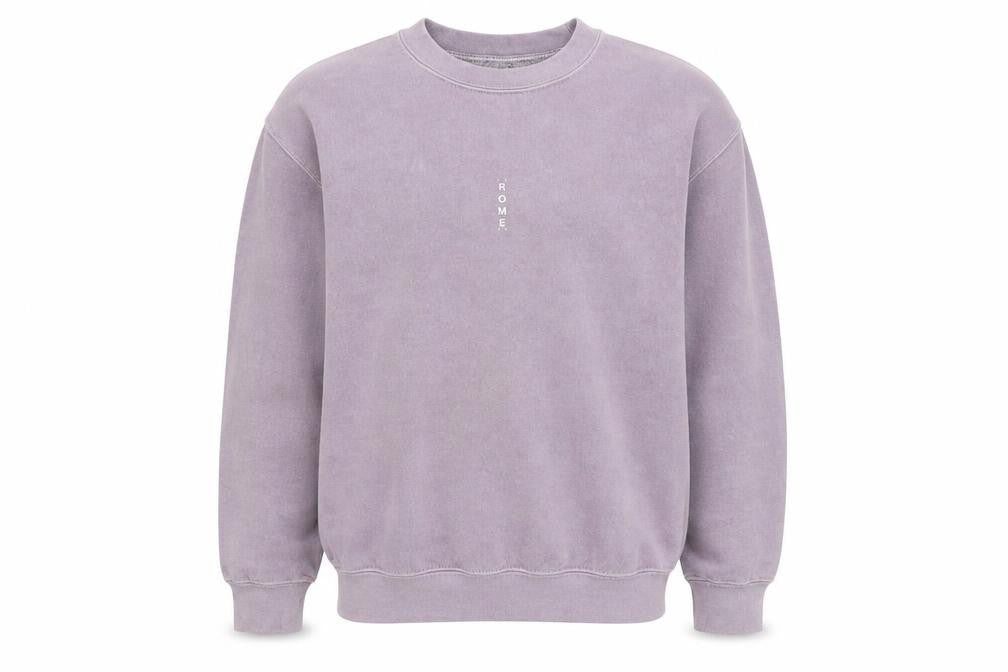 Topman Men’s Purple Pullover Sweatshirt Small Rome Logo