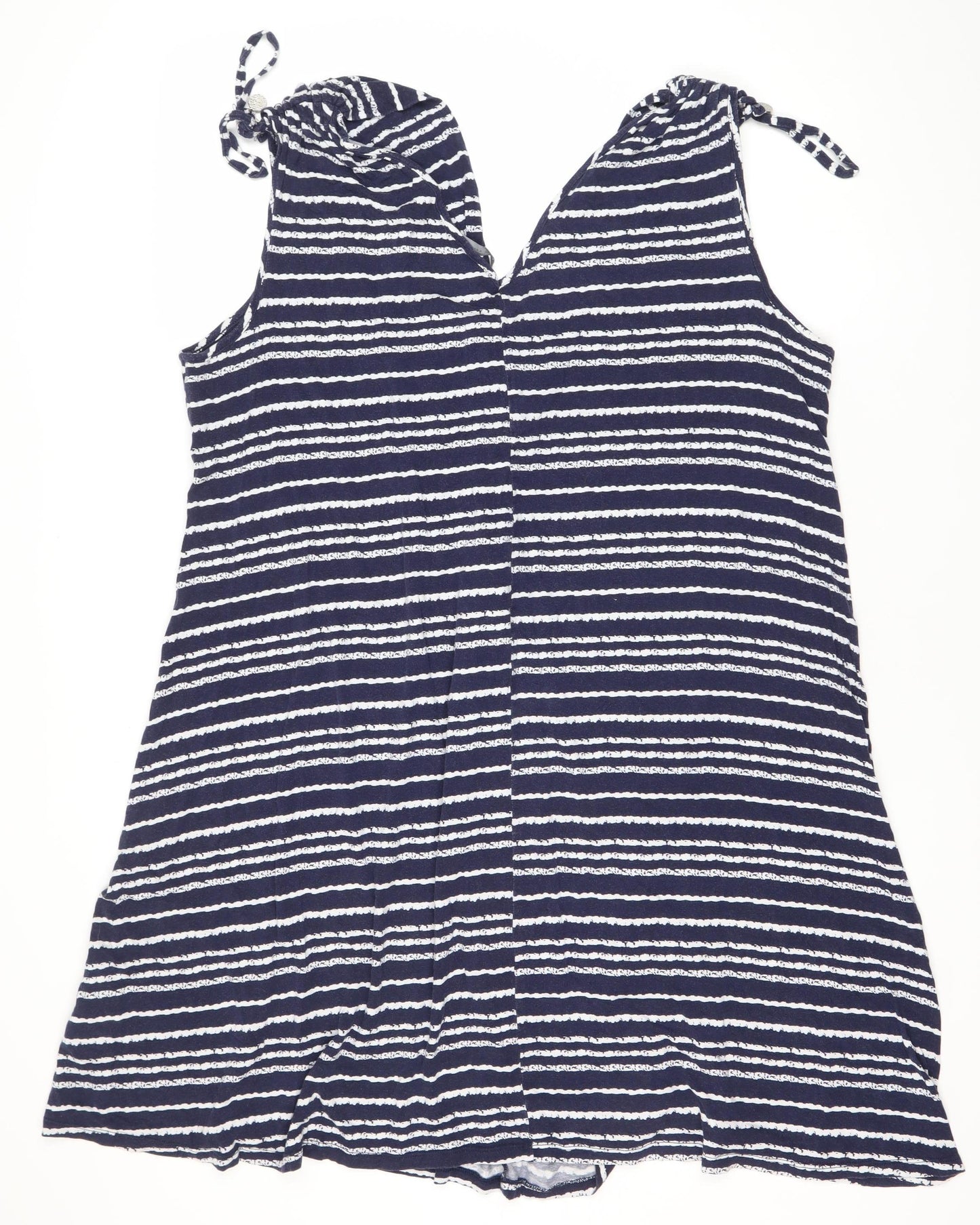 Marks and Spencer Women’s Blue Stripe Midi Shift Dress Size 22