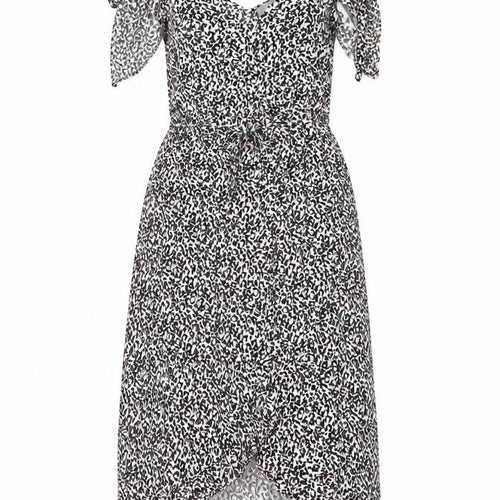 Oasis Womens Multicoloured Animal Print Midi Slip Dress Size 12