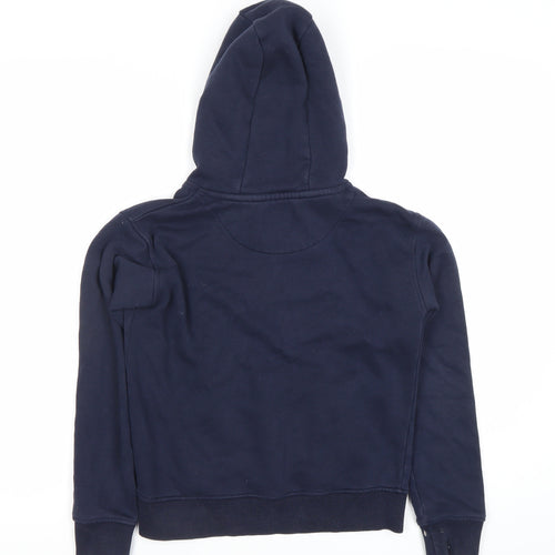 Jack Wills Girls Navy Blue Pullover Hoodie 9-10 Years Logo Graphic