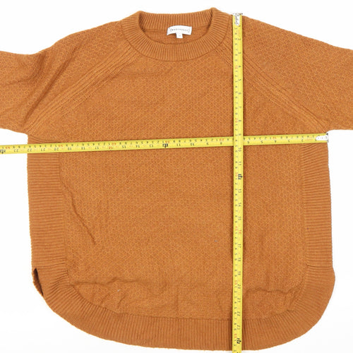 Warehouse Women’s Brown Crew Neck Knit Jumper UK 12