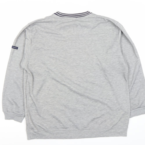 KMA AMX Men’s Grey Pullover Sweatshirt Size L Graphic College Style