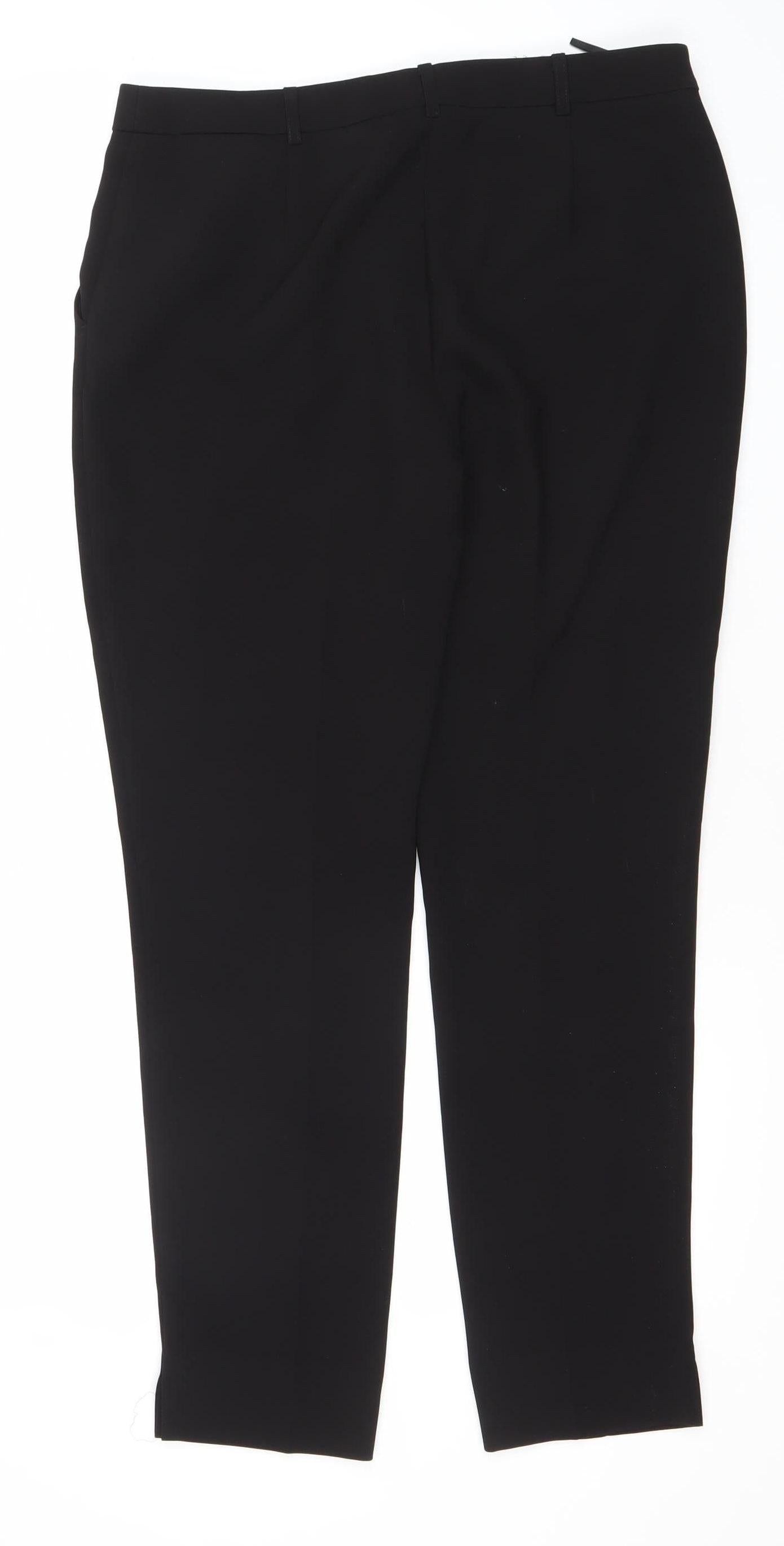 Warehouse Women’s Black Size 10 Straight Leg Trousers
