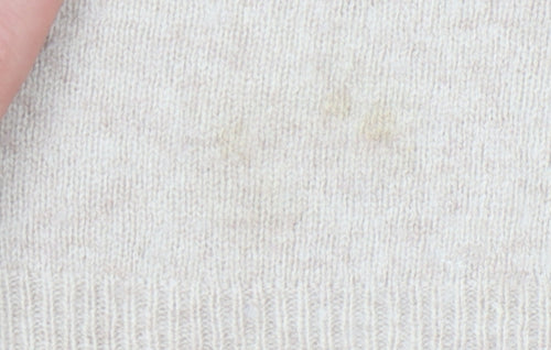 The White Company Womens Beige Wool Blend Pullover Jumper Size S