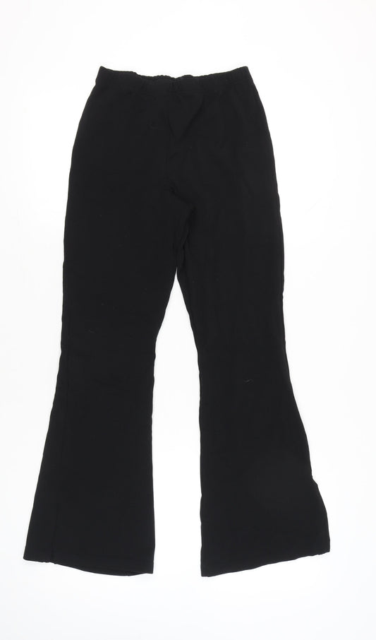 Jerzees Women Black XL Jersey Leggings Stretch Activewear