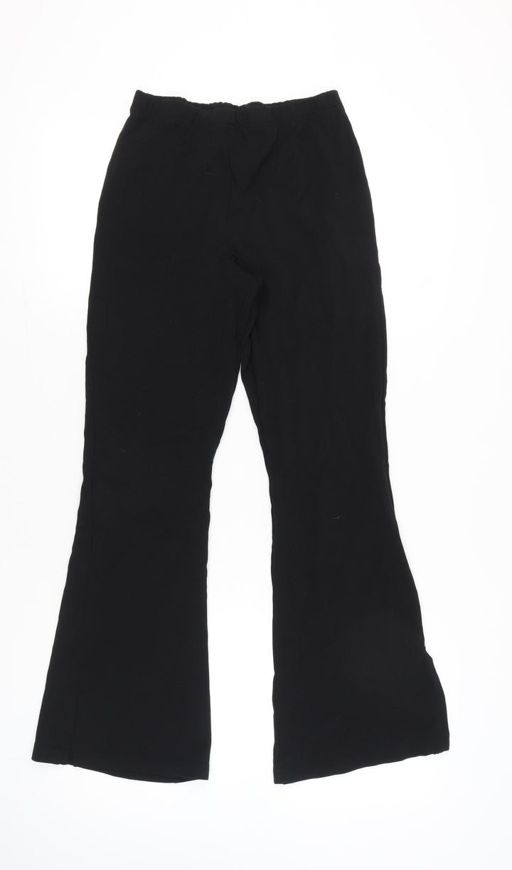 Jerzees Women Black XL Jersey Leggings Stretch Activewear