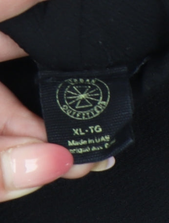 Jerzees Women Black XL Jersey Leggings Stretch Activewear