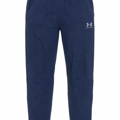Under Armour Boys Blue XL Jogger Sweatpants Cotton Blend Activewear