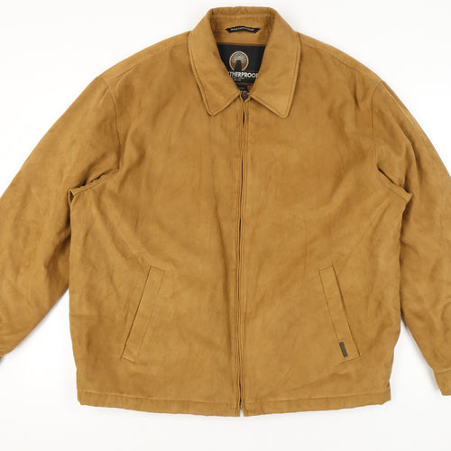 Weatherproof Men's Brown XL Polyester Lined Casual Jacket