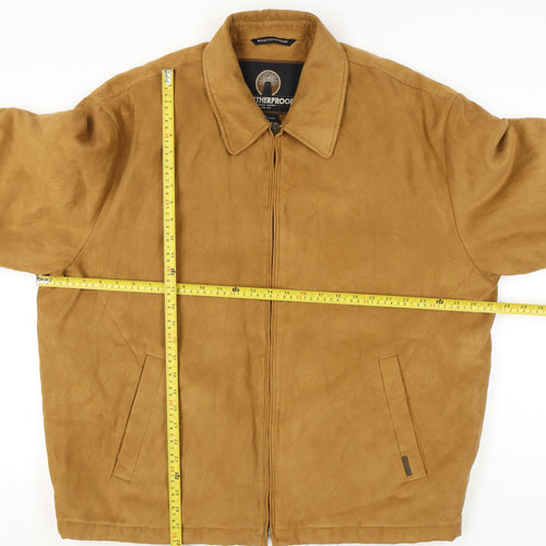 Weatherproof Men's Brown XL Polyester Lined Casual Jacket