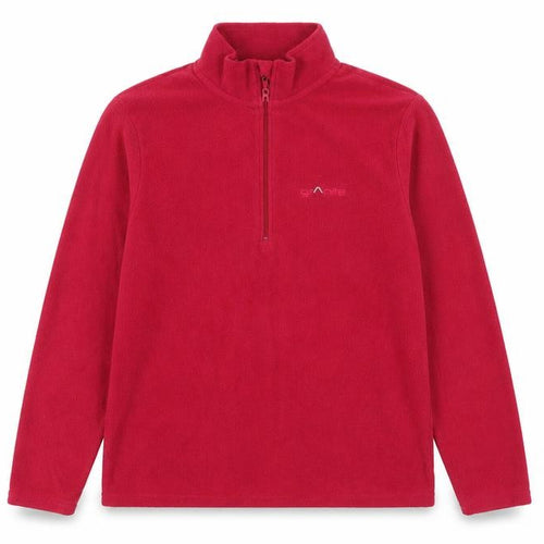 Granite Outdoors Women Red Fleece Pullover Sweatshirt L 1/4 Zip Hiking