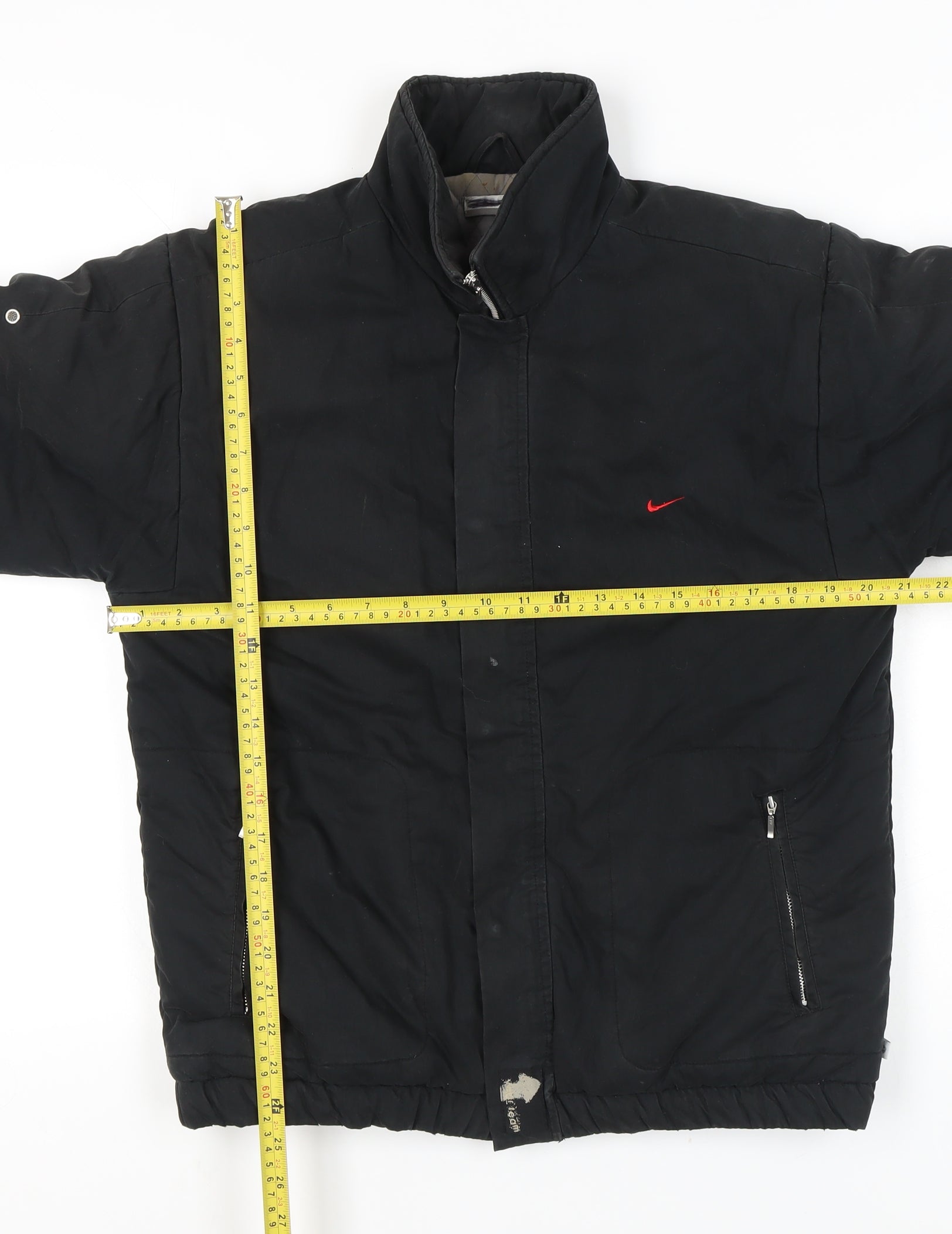 Nike Boys Black 12 Years Puffer Jacket Winter Coat Full Zip – Preworn