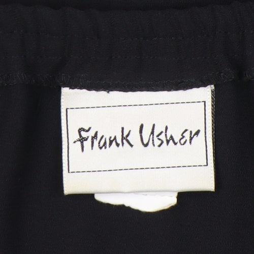 Frank Usher Women’s Black Knee Length Pencil Skirt Size 12