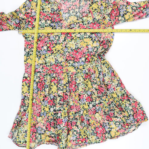 Warehouse Women’s Multicoloured Floral Skater Dress Size 10
