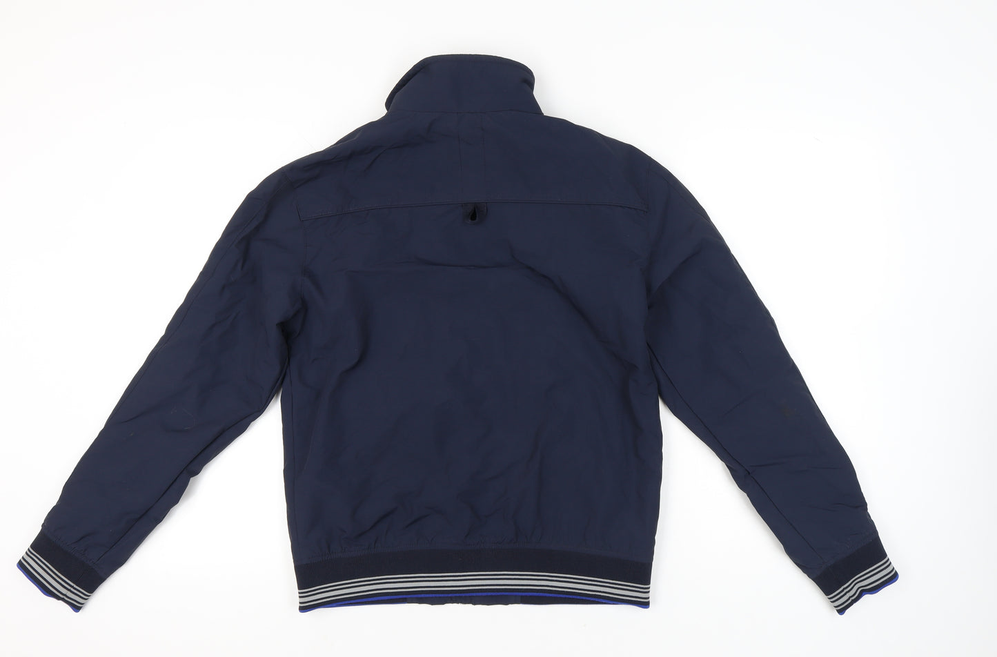 Marks and Spencer Mens Blue Bomber Jacket S Zip Pockets Casual