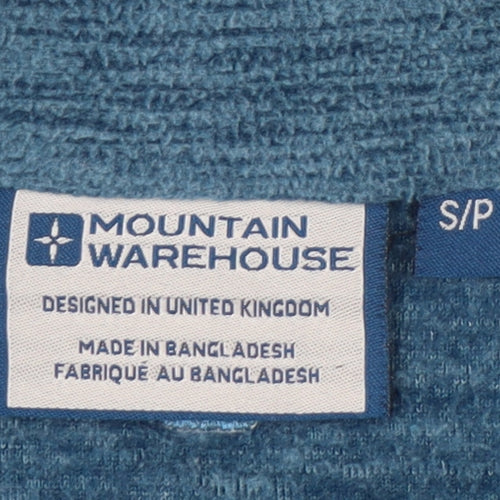Mountain Warehouse Men’s Blue Small Fleece Jacket Full Zip Outdoor