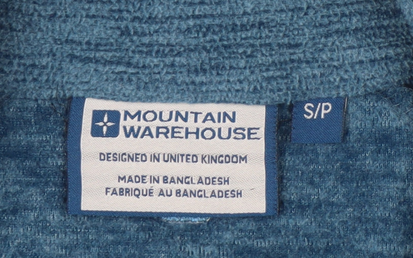 Mountain Warehouse Men’s Blue Small Fleece Jacket Full Zip Outdoor