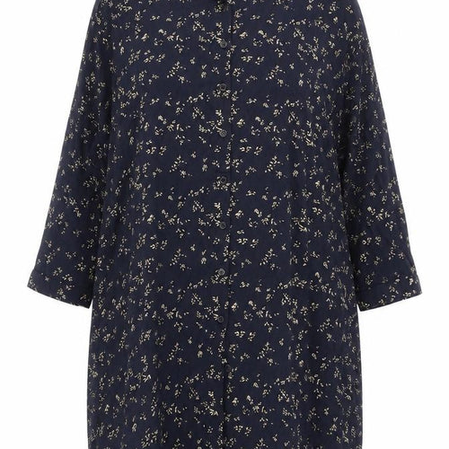 Hush Womens Blue Floral Nightshirt Size 12 Viscose Blend