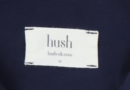 Hush Womens Blue Floral Nightshirt Size 12 Viscose Blend