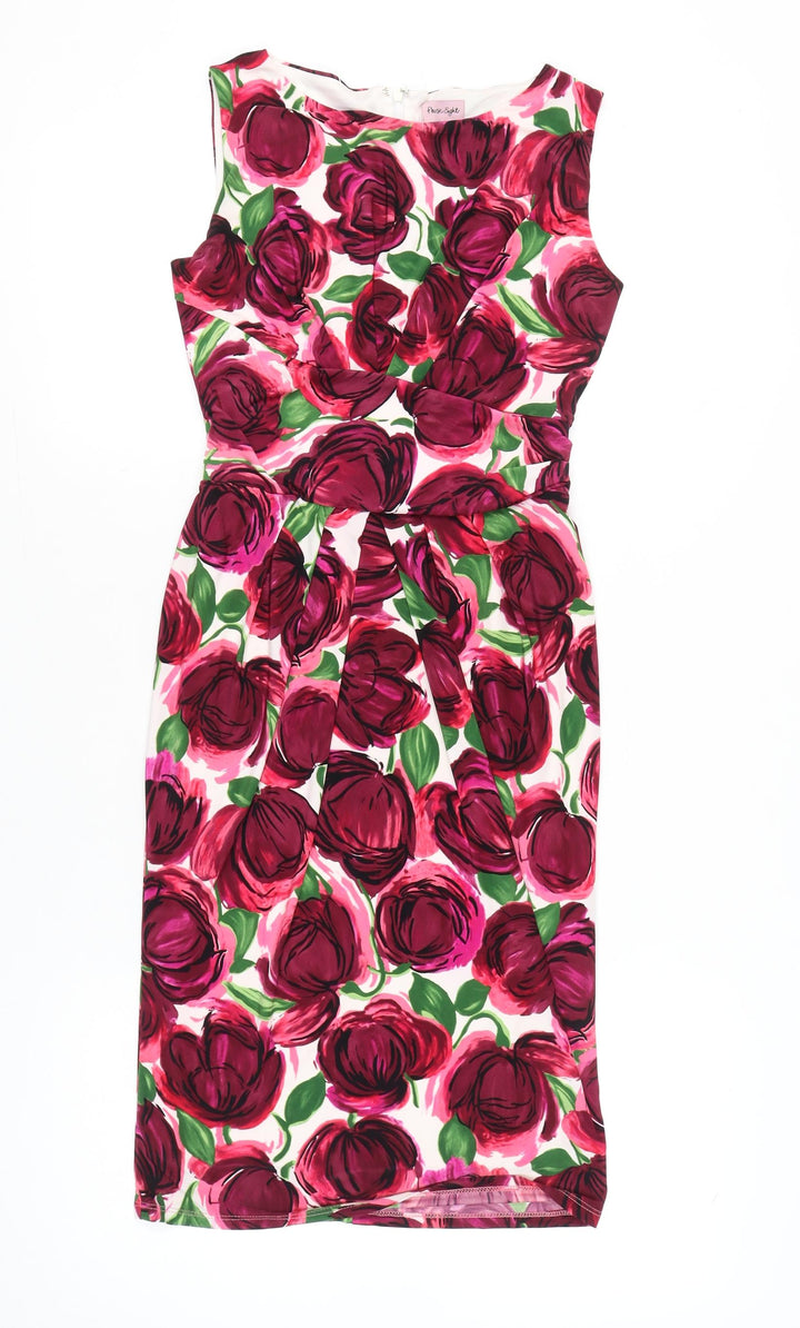Phase Eight Women’s Multicoloured Floral Sheath Dress Size 8