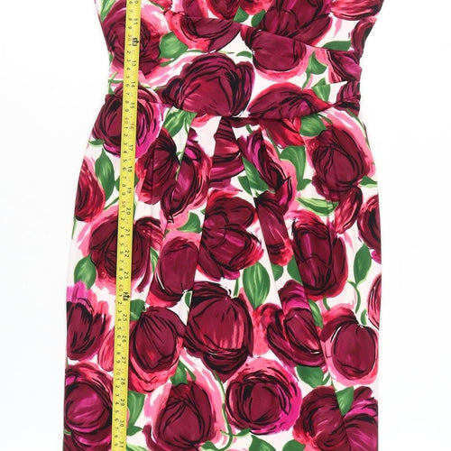 Phase Eight Women’s Multicoloured Floral Sheath Dress Size 8