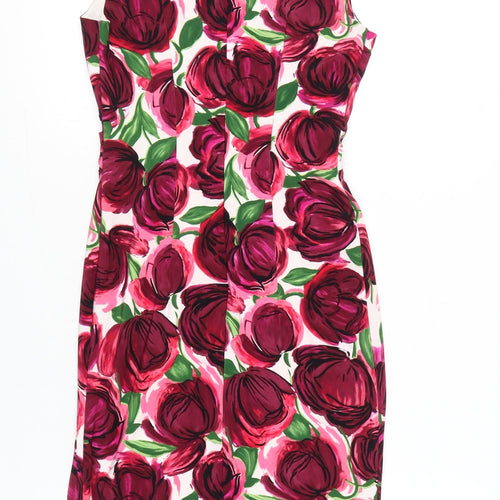 Phase Eight Women’s Multicoloured Floral Sheath Dress Size 8