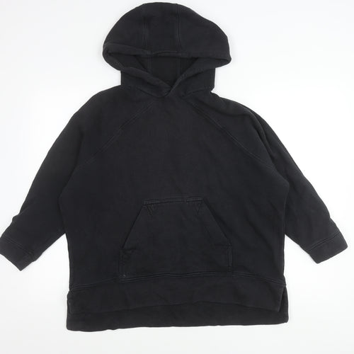 Kin Men’s Black Pullover Hoodie Size S Cotton Fleece Casual