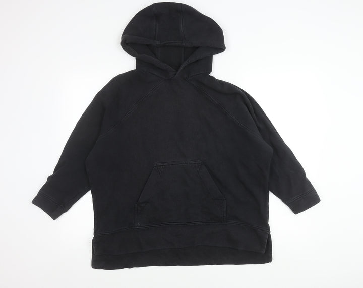 Kin Men’s Black Pullover Hoodie Size S Cotton Fleece Casual
