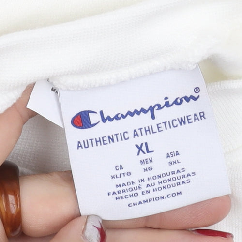 Champion Men’s White XL Pullover Sweatshirt Arctic Summit 2023