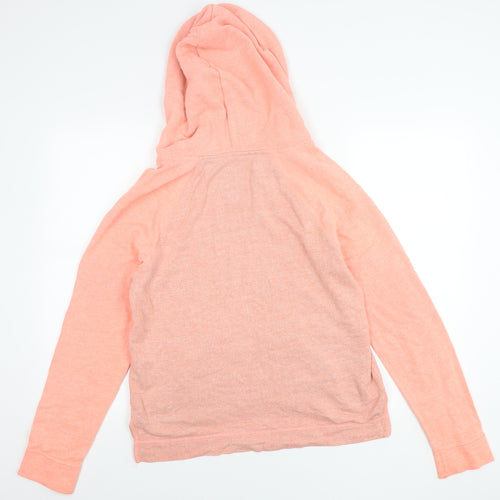 Gilly Hicks Women’s Pink Pullover Hoodie S Logo Graphic Long Sleeve